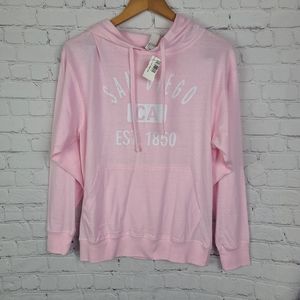 AMS San Diego Pink Hoodie Sz S.